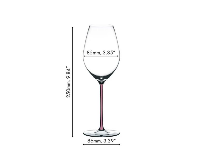 Riedel Fatto A Mano Champagne Wine Glass Mauve