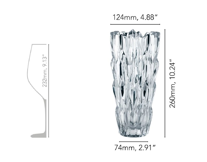 Nachtmann Quartz Vase (26cm)