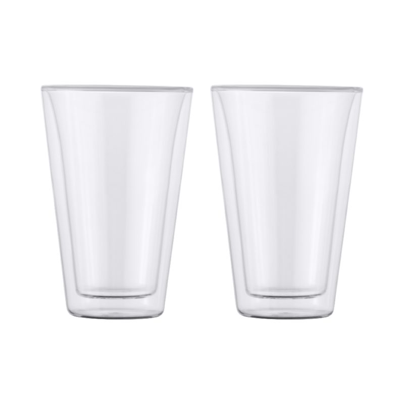 Maxwell & Williams Blend Double Wall Conical Cup 400ML Set of 2 Gift Boxed