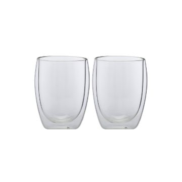 Maxwell & Williams Blend Double Wall Cup 350ML Set of 2 Gift Boxed