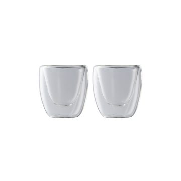 Maxwell & Williams Blend Double Wall Espresso Cup 80ML Set of 2 Gift Boxed