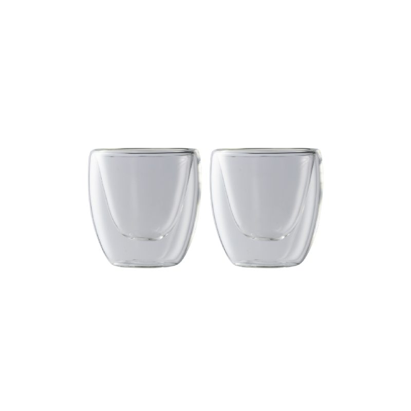 Maxwell & Williams Blend Double Wall Espresso Cup 80ML Set of 2 Gift Boxed