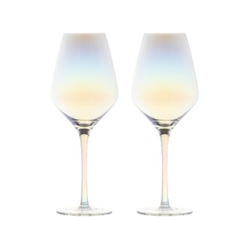 Maxwell & Williams Glamour Wine Glass 520ML Set of 2 Iridescent Gift Boxed