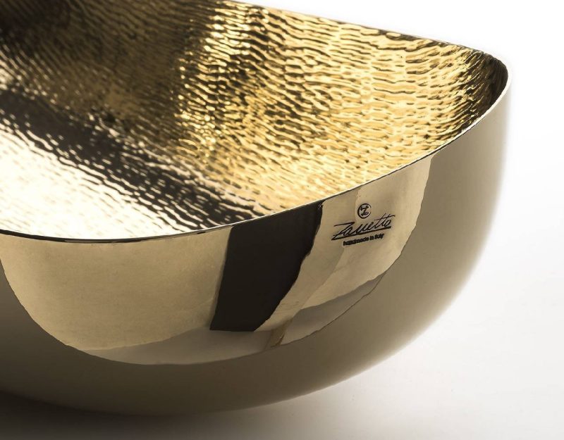 Zanetto Bowl Illusioni Brass