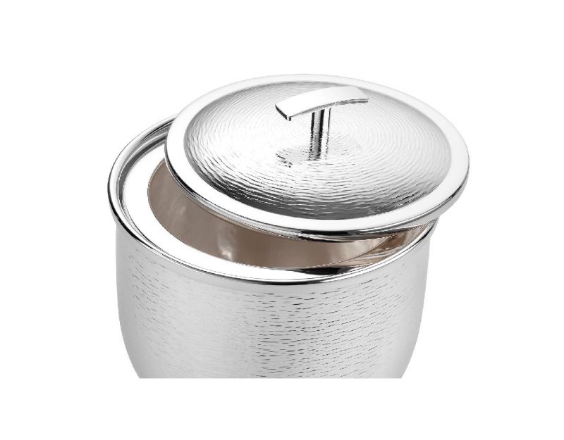 Zanetto Thermic Ice-Bucket 'Aquarius' Silver Plated