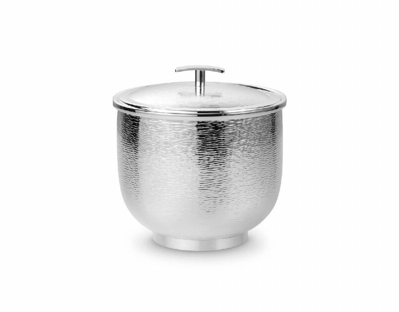 Zanetto Thermic Ice-Bucket 'Aquarius' Silver Plated