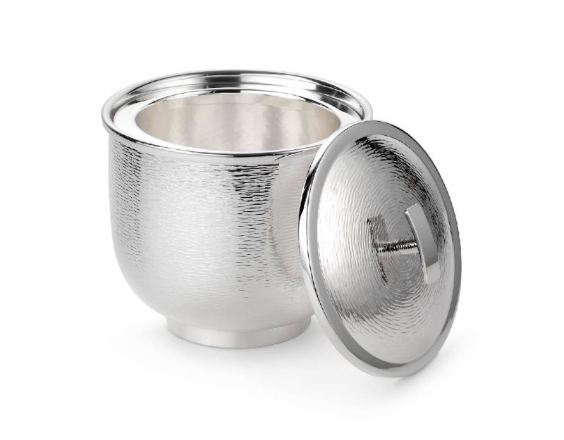 Zanetto Thermic Ice-Bucket 'Aquarius' Silver Plated