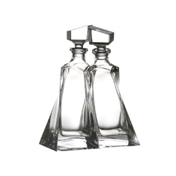 Bohemia Crystal Decanter Lovers Whiskey 500ml (Set of 2)