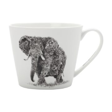 Maxwell & Williams Marini Ferlazzo Mug 450ML Sqt African Elephant Gift Boxed