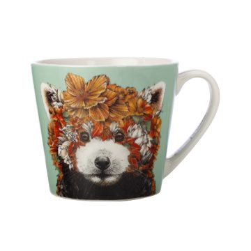 Maxwell & Williams Marini Ferlazzo Wild Planet Mug 370ML Red Panda Gift Boxed