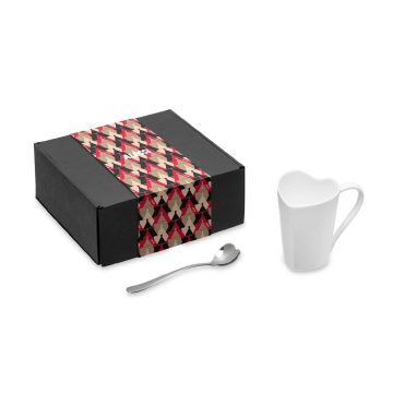 Alessi Tea Gift Set (Heart Mug and Heart Spoon)