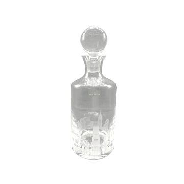 Dartington Sandblasted Decanter And Stopper Hong Kong Skyline (Single)