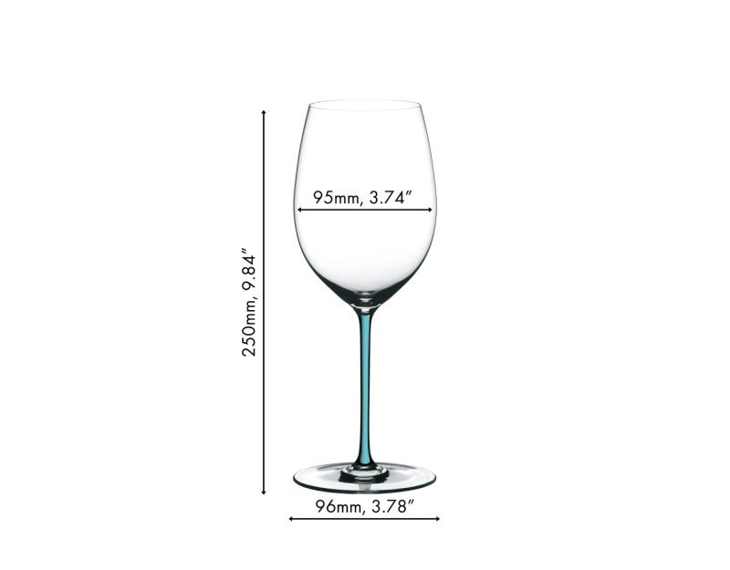 Riedel Fatto A Mano Cabernet/Merlot Turquoise